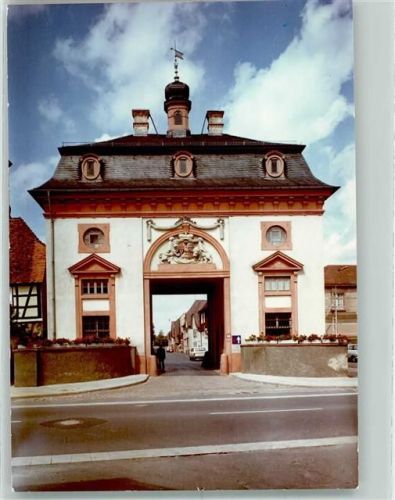 Heusenstamm Ort handschriftlich Foto Original aus Archiv eines Ansichtskartenverlags