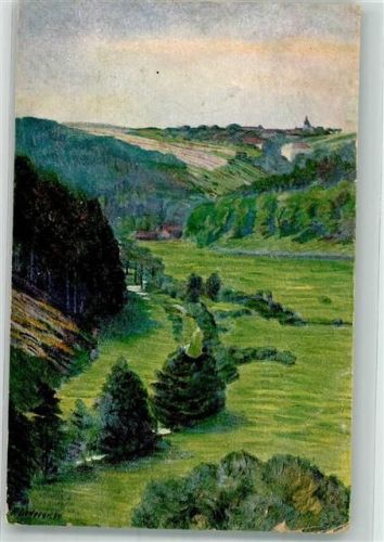 1928 Wiesental sign. Lukas Liederer Landschaft