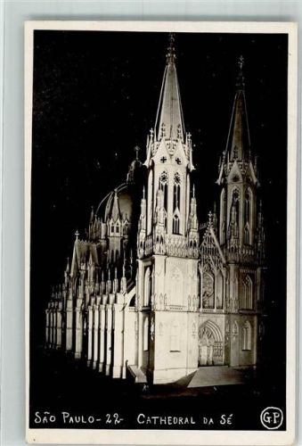 Sao Paulo 1926 Cathedral da Sé Kirche