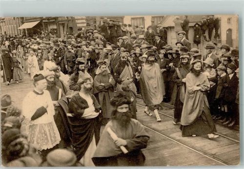 Bruges Brügge 1934 Foto AK Prozession du St. Sang