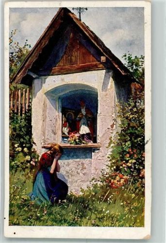 Gebet am Marterl : Wo weilt mein Schatz Poesie / Liebe