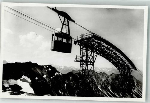 Oberstdorf Nebelhornbahn Oberer Tragständer m. Mädelegabelgruppe