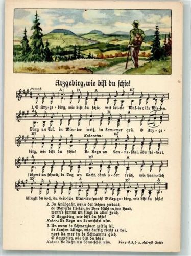 Arzgebirge wie bist du schie