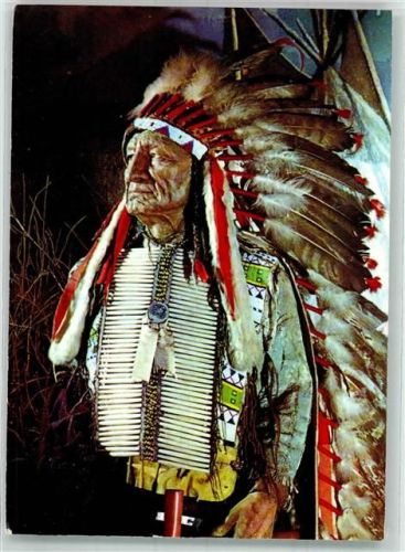 Radebeul Indianer Museum Häuptling American horse VEB Bild und Heimat