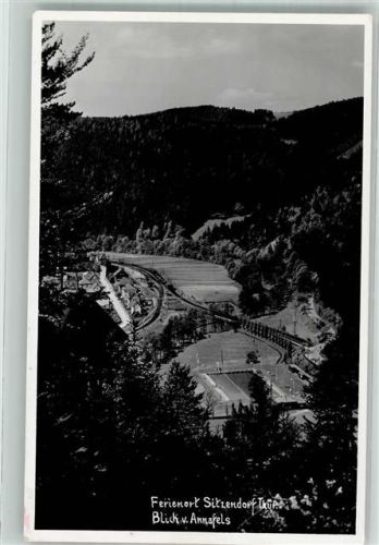 Sitzendorf 1939 Schwimmbad unterhalb des Annafelsens Fotograf Neumeister