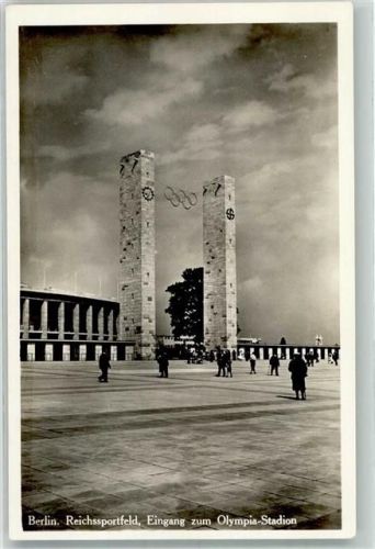 Charlottenburg Reichssportfeld Eingang zum Olympiastadion W.St.B. Nr. 80