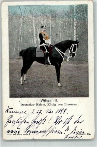 1898 Auf dem Pferd Verlag Max Marcus Berlin Nr. 437