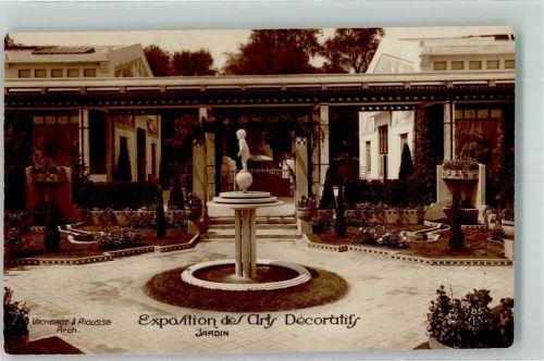 Paris Exposition Internationale des Arts Decoratifs Jardin Denkmal