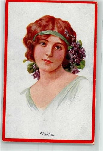 Frau mit Veilchen im Haar Verlag Carsten Hamburg 1103