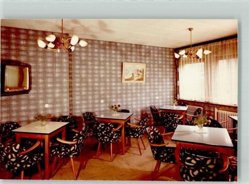Niedermarsberg Cafe Becker Foto Original aus Archiv eines Ansichtskartenverlags