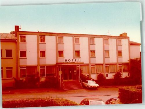 Wetzlar Hotel Wetzlaer Hof Auto Ort handschriftlich Foto Original aus Archiv eines Ansichtskartenverlags
