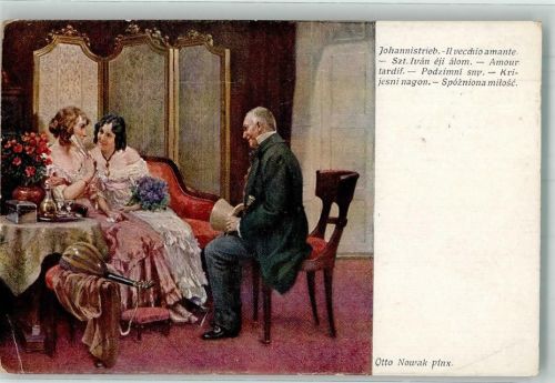 1925 sign. Nowak, Otto Johannistrieb Verlag Wiener Kunst B.K.W.I. Nr. 2245