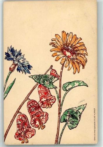 1908 Blumen Collage