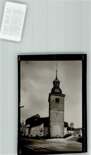 Osterburken Kath. Kirche Ort handschriftlich Foto Original aus Archiv eines Ansichtskartenverlags
