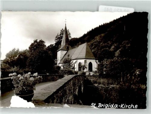 53940 W5374 Blumenthal , Kr Schleiden, Eifel Gebrauchsspuren St. Brigidakirche FOTO KEINE AK