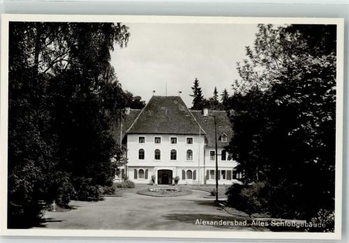 Bad Alexandersbad Altes Schlossgebäude