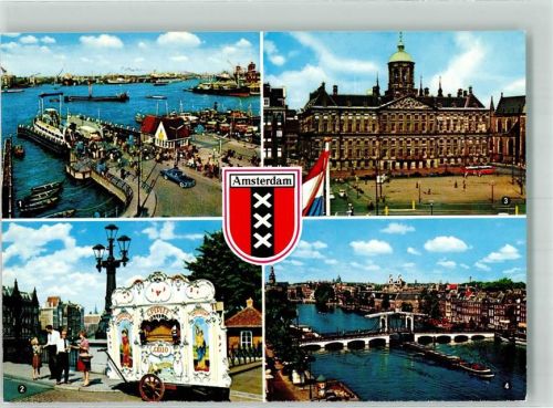 Amsterdam Königlicher Palast Brücke