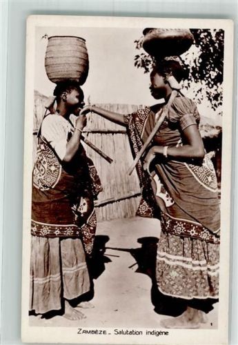 Frauen Schwarzafrikaner Zambeze