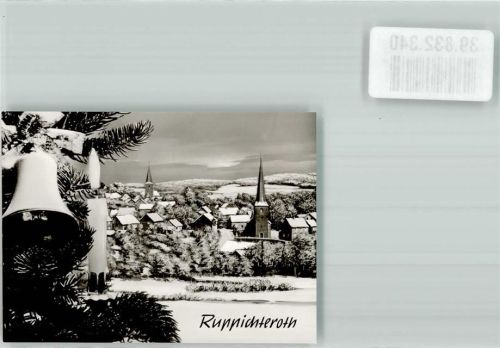 Ruppichteroth Foto Original aus Archiv eines Ansichtskartenverlags Winter