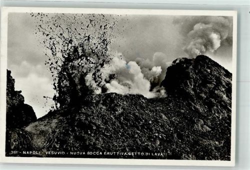 Napoli Vesuv Lava Explosion
