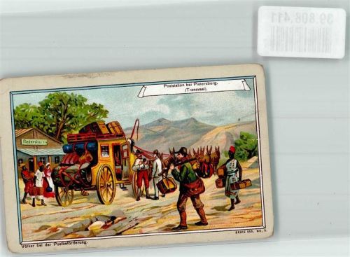 Polokwane Poststation Völker bei der Postbeförderung Serie 533 No. 3 KEINE AK