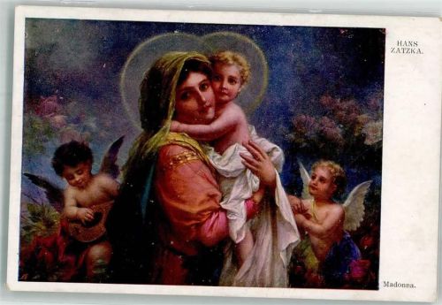 Engel Madonna mit Kind Galerie Wiener Künstler Nr.566