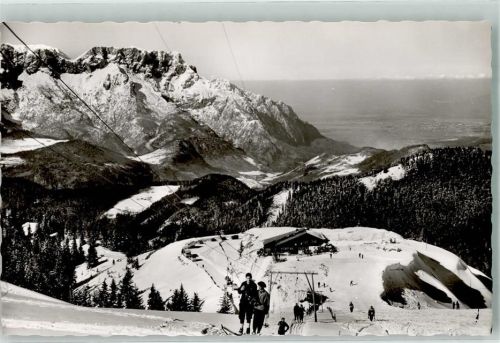 Rossfeld Winter Schlepplift Unterkunftshaus m. Untersberg