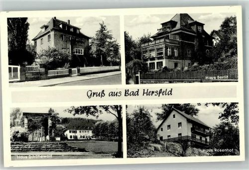 Bad Hersfeld Haus Schönewolf Haus Rosenhof Haus Berlit