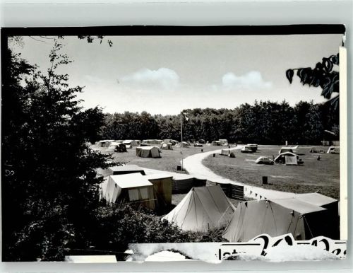 Haffkrug Campingplatz or Ort handschriftlich Original aus Archiv eines Ansichtskartenverlags