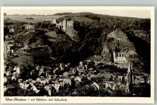 Idar-Oberstein Mit Schlössern u. Felsenkirche Foto Original aus Archiv eines Ansichtskartenverlags