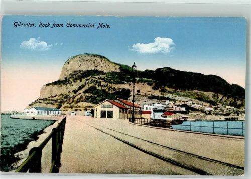 Gibraltar Rock from Commercial Mole
