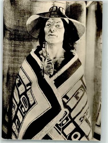 Radebeul 1974 May, Karl Museum Indianer Trlingit Häuptling