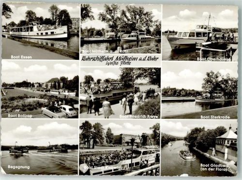 Mülheim Weisse Flotte Boot Stadt Kettwig Boot Oberhausen