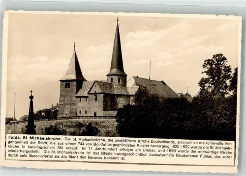 Fulda Kirche St. Michaelis Kosmos ChronikKarte
