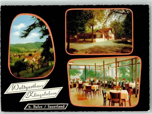 Balve Gasthaus Klingelnborn