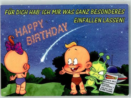 Happy Birthday Geburtstag Windel Minni