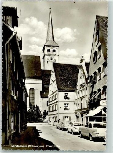 Mindelheim Pfarrkirche Oldtimer