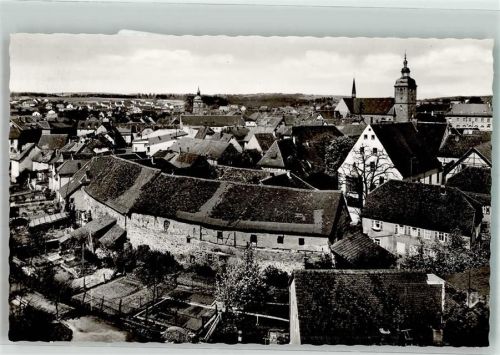 Buchen mit Stadtkirche St. Oswald und Stadtturm