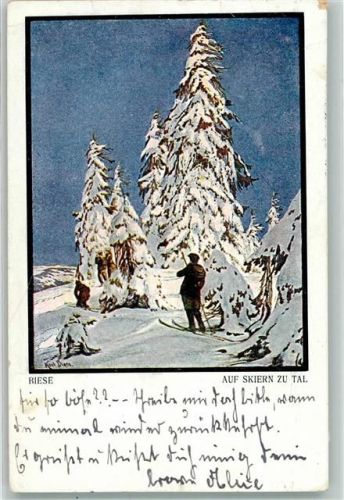 1919 Ski Winterlandschaft