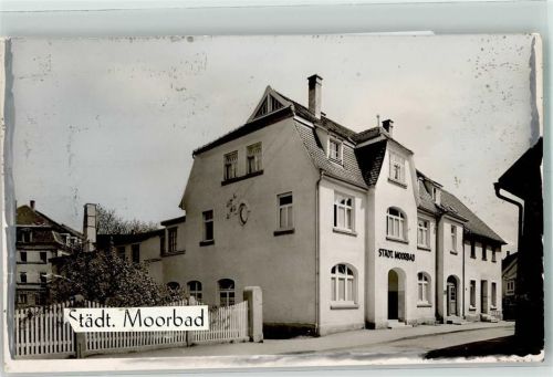Bad Wurzach Städtisches Moorbad Ort handschriftlich Foto Original aus Archiv eines Ansichtskartenverlags