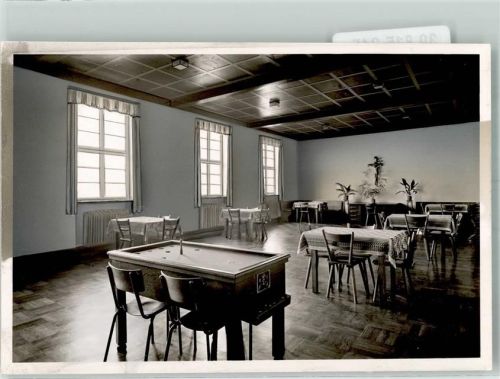 Rosenharz Aufenthaltsraum und Spieletisch Stiftung Liebenau Foto Original aus Archiv eines Ansichtskartenverlags Ort handschriftlich