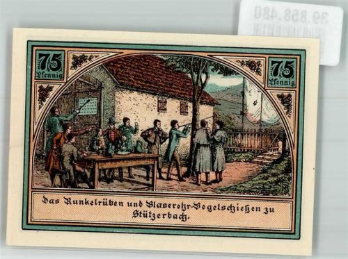 Stützerbach 1921 75 Pfennig
