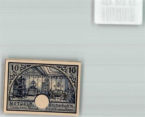 Stützerbach 1921 10 Pfennig