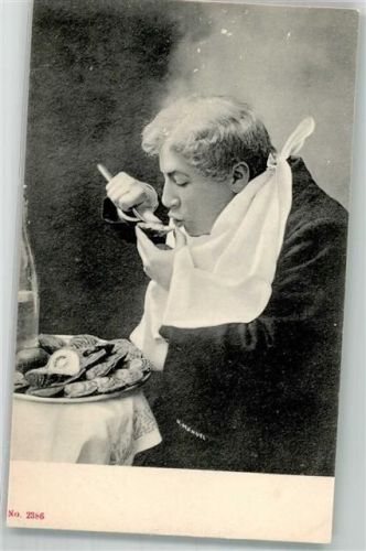 Foto H. Manuel Austern essen Fotomontage 1905