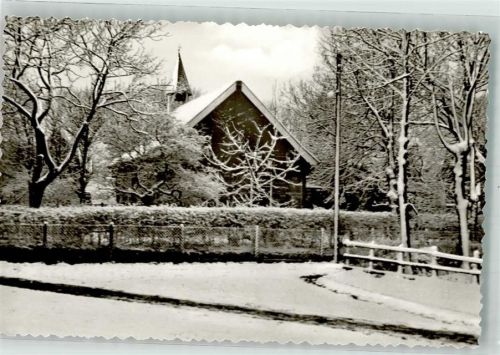 26474 W2941 Spiekeroog Foto AK Winter Alte Kirche