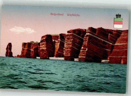 Helgoland Rote Felsen und Lange Anna an der Westküste