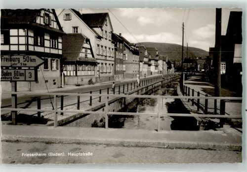 Friesenheim Hauptstrasse Kanal