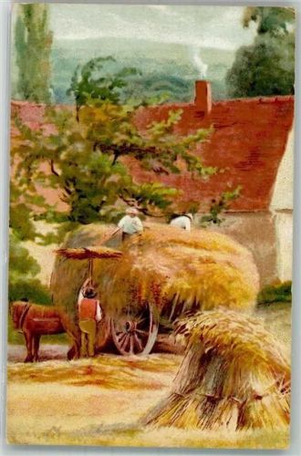 Ährenernte Landwirtschaft Verlag Wenau Nr. 1012 D