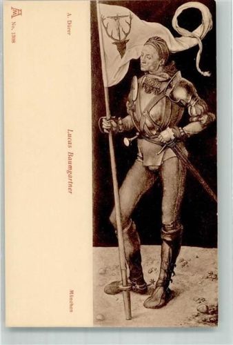 Patrizier Lucas Baumgartner Standarte Rüstung Verlag Ackermann Nr.1308