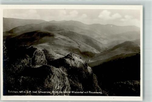 Kleines Wiesental mit Belchen und Neuenweg